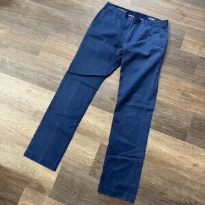 Bonobos Pants Mens 34x34 Monday Chinos Blue Slim Straight Weekday Warrior FAIR